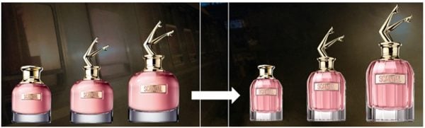 The New & Old JPG Scandal Bottle Design