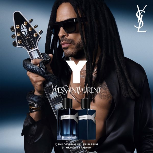 YSL Y Le Parfum and Lenny Kravitz