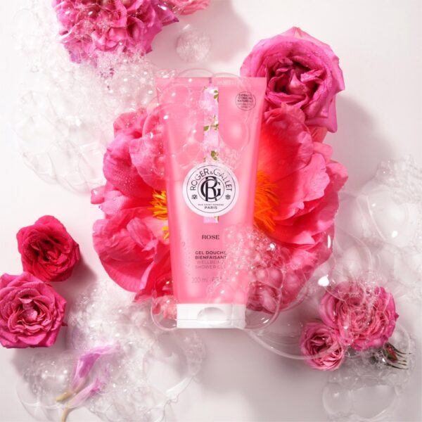 Roger & Gallet Rose Wellbeing Shower Gel Ad 1