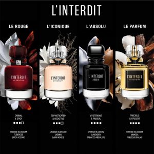 The Givenchy L'Interdit perfumes for 2025