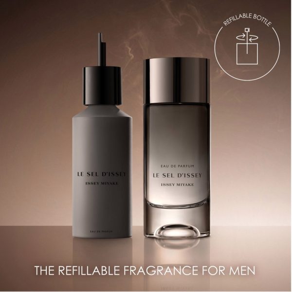 Le Sel' D'Issey EDP Bottle is refillable