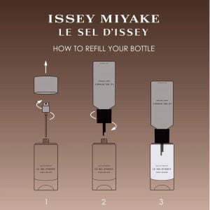Refilling the Le Sel' D'Issey EDP Bottle