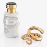 Roberto Cavalli Serpentine Parfum Bottle and Bracelet