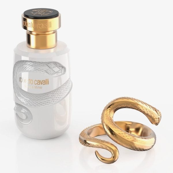 Roberto Cavalli Serpentine Parfum Bottle and Bracelet