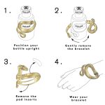 Detaching your Roberto Cavalli Serpentine Bracelet
