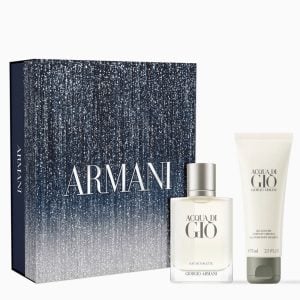 The Giorgio Armani Acqua Di Gio Gift Set Features Acqua Di Gio Eau De Toilette 50ml and Shower Gel 75ml.
