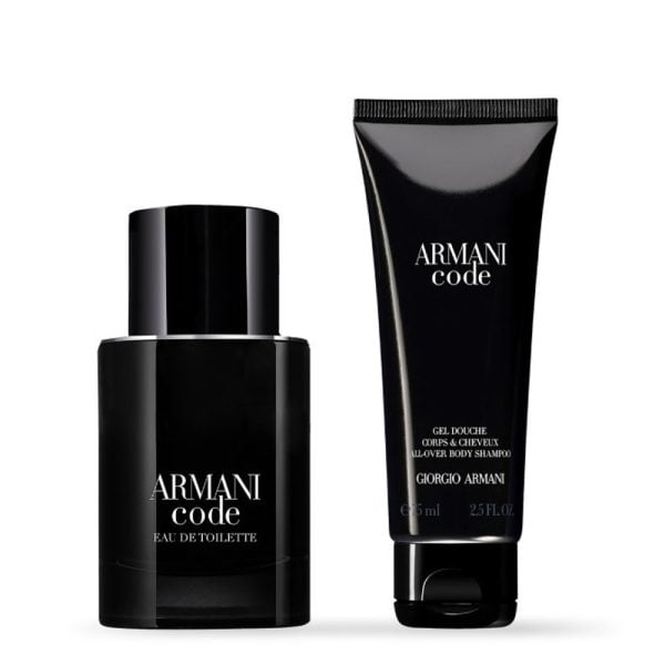 The Giorgio Armani Code Eau De Toilette Gift Set Features: Code Eau De Toilette 50ml and Shower Gel 75ml.