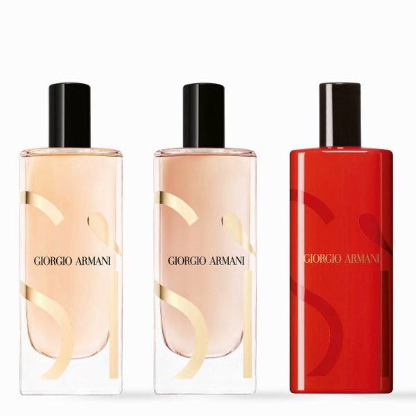 The Giorgio Armani Si Trio Luxury Gift Set Features Si Eau De Parfum 15ml Si Intense 15ml Si Passione 15ml