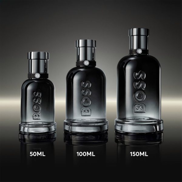 3 sizes of refillable Boss Bottled Beyond EDP