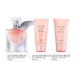 Lancome La Vie est Belle Eau de Parfum Gift Set 30ml Lancome La Vie Est Belle Eau de Parfum Gift Set is a radiant expression of joy and femininity. Crafted to inspire happiness, this fragrance embodies a philosophy of life that celebrates the beauty found in the everyday. Its luminous character and enduring trail have made it a beloved choice for women seeking a scent that is both elegant and uplifting. The Lancome La Vie Est Belle Gift Set Features La Vie Est Belle Eau De parfum Refillable 30ml, Body Lotion 50ml and Shower Gel 50ml.