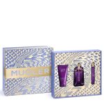 The Mugler Alien Gift Set Features Alien Eau de Parfum 60ml, EDP Travel Spray 10ml and Body Lotion 50ml.