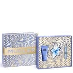 The Mugler Angel Gift Set Features Angel Eau De Parfum 50ml, EDP Travel Spray 10ml and Body Lotion 50ml.