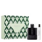 The Prada Luna Rossa Black Gift Set Features Luna Rossa Black Eau De Parfum 100ml and EDP Travel Spray 10ml.