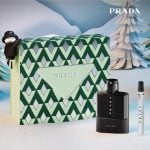 The Prada Luna Rossa Black Gift Set Features Luna Rossa Black Eau De Parfum 100ml and EDP Travel Spray 10ml.