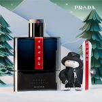 The Prada Luna Rossa Ocean Gift Set Features Luna Rossa Ocean Eau de Parfum 50ml and EDP Travel Spray 10ml.