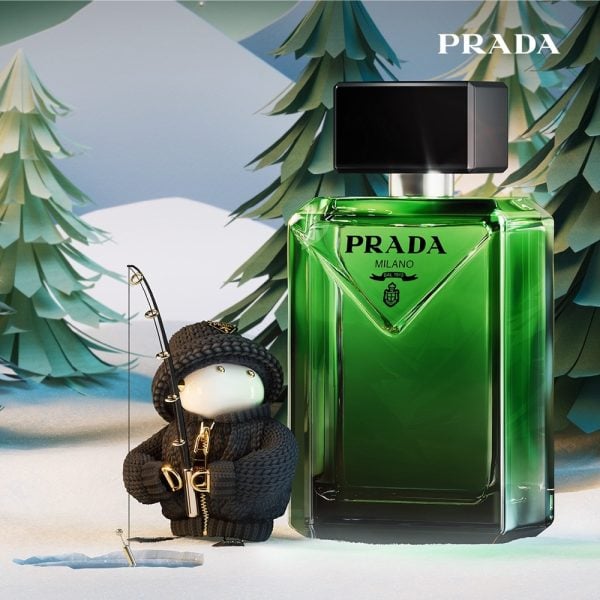 The Prada Paradigme Gift Set Features Paradigme Eau de Parfum 50ml and EDP Travel Spray 10ml.