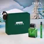The Prada Paradigme Gift Set Features Paradigme Eau de Parfum 50ml and EDP Travel Spray 10ml.