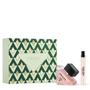 The Prada Paradoxe Gift Set Features Paradoxe Eau De Parfum 50ml and EDP Travel Spray 10ml.