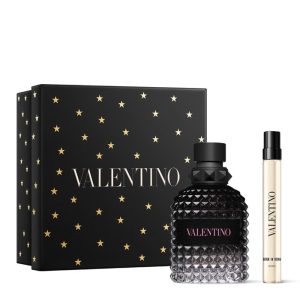 The Valentino Uomo Born In Roma Gift Set Features Uomo Born in Roma Eau de Toilette 50ml and EDT Travel Spray 10ml.
