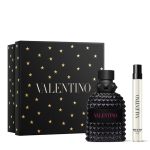 The Valentino Uomo Born In Roma Extradose Gift Set Features Uomo Born In Roma Extradose Parfum 50ml and Parfum Travel Spray 10ml.