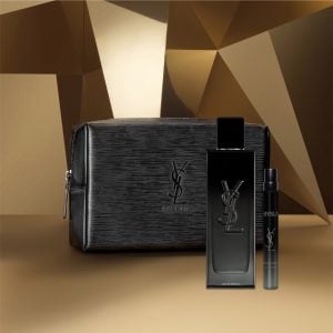 The Yves Saint Laurent YSL Myslf Gift Set Features Myslf Eau De Parfum 100ml, EDP Travel Spray 10ml and Pouch Bag.