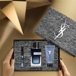 The Yves Saint Laurent YSL Y For Men Gift Set Features Y Eau De Parfum 100ml, EDP Travel Spray 10ml and Shower Gel 50ml.