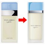 new and old Dolce&Gabbana Light Blue EDT for women bottles