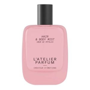 L'Atelier Parfum Coeur de Petales Hair & Body Mist blush pink bottle
