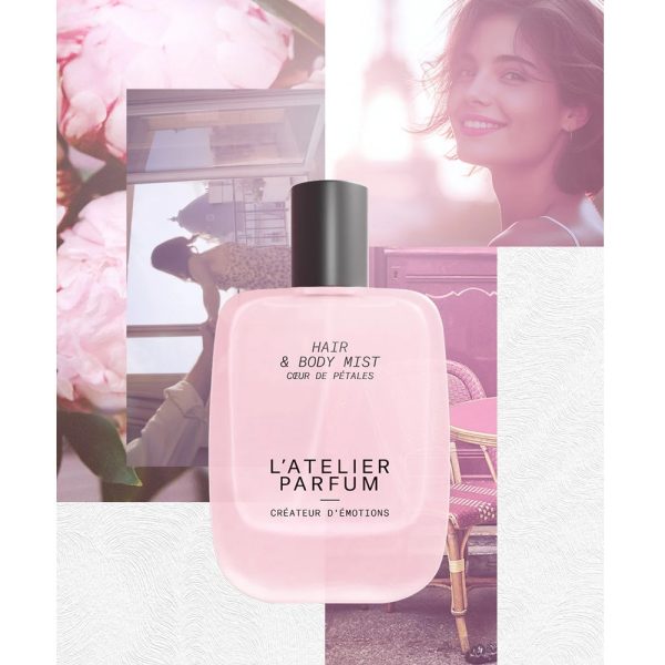 L'Atelier Parfum Coeur de Petales Hair & Body Mist Advert