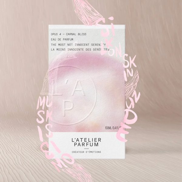 L'Atelier Parfum Opus 4 Skin Sensations Carnal Bliss recyclable Packaging