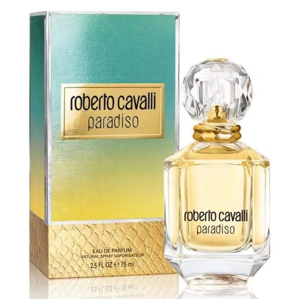 Cavalli Paradiso Eau de Parfum 75ml with packaging