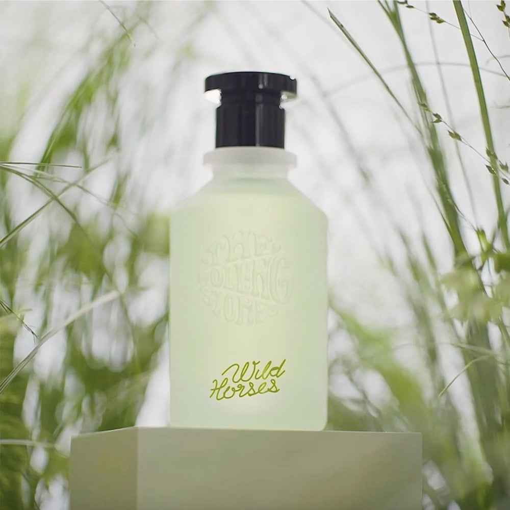 The Rolling Stones Wild Horses Eau de Parfum Bottle Shot The floral notes of Subversive Scents by the Rolling Stones Wild Horses