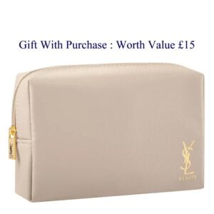 Image of Yves Saint Laurent Beige Beauty Pouch Gift with Purchase