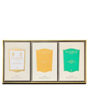 Floris White Rose, Rose Geranium and Stephanotis soaps