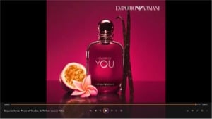 Armani Power of You Launch Video