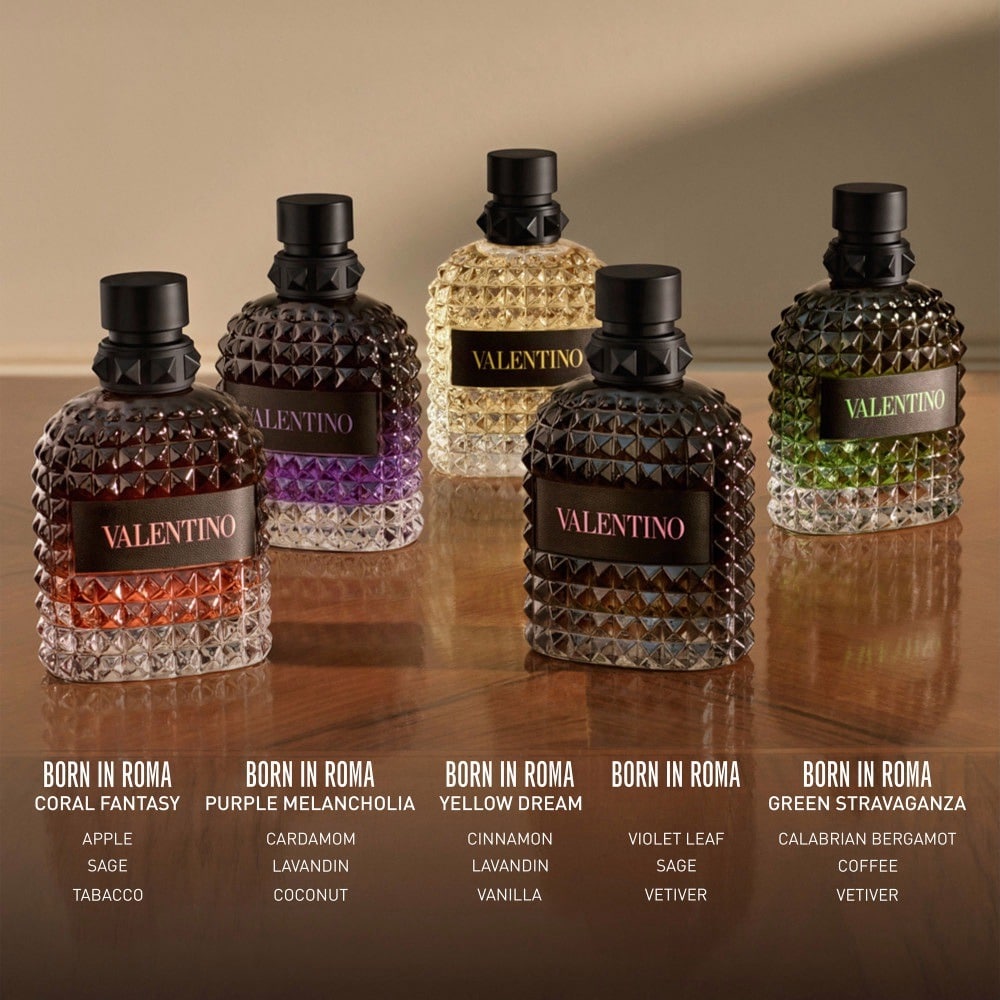 Luxury Italian scents: Valentino Uomo Born in Roma Collection
