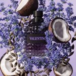 Coconut and Lavandin heart of Valentino Born in Roma Uomo Purple Melancholia