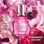 Fruity Floral Gourmand notes of Flowerbomb Pretty Peony by Viktor & Rolf 