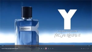 Video Link for the new YSL Y Iced Cologne