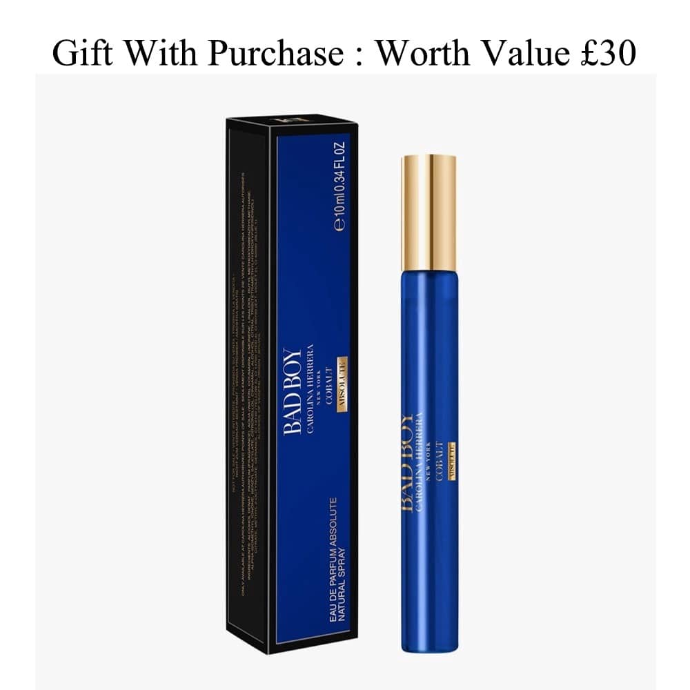 Carolina Herrera Bad Boy Cobalt Absolute Travel Spray 10ml Gift with Purchase Carolina Herrera Bad Boy Cobalt Absolute 10ml Travel Spray