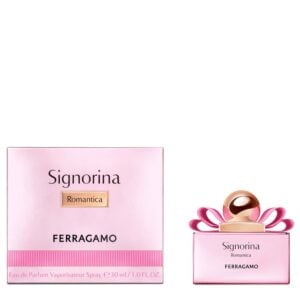 Ferragamo Signorina Romantica Eau de Parfum captures the spirit of contemporary romance in a radiant symphony of scent.