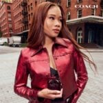 Coach Cherry Parfum with Model