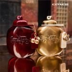 Coach Cherry Parfum and Coach Gold Parfum Bottles