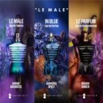 JPG Le Male, Le Male Le Parfum and Le Malein Blue