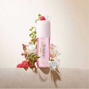 Hollister Feelin Love hair and body mist fruity oriental woody scent