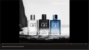 Giorgio Armani Acqua di Gio Eau de Parfum Intense Video
