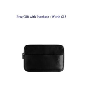 Image of YSL Small Black Mens Pouch Gift with Purchase