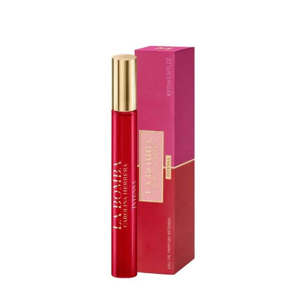 Carolina Herrera La Bomba Intensa 10ml Travel Spray Gift with purchase Image of Carolina Herrera La Bomba Intensa 10ml Travel Spray Gift with purchase