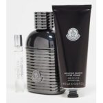Moncler Sunrise Pour Hoome 100ml with shower gel and travel spray