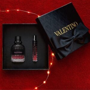 Image of The Valentino Uomo Born In Roma Eau De Parfum Intense Features Uomo Born In Roma Intense Eau de Parfum Intense 50ml and EDP 10ml.